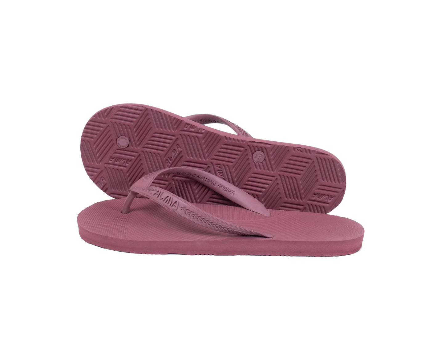 Alma Women’s Recycled tire sole Flip Flop - Ruby