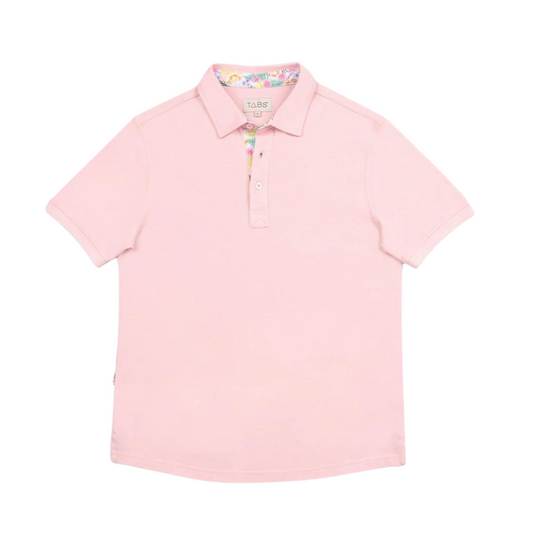 Men's Cotton Polo - Bermuda Pink