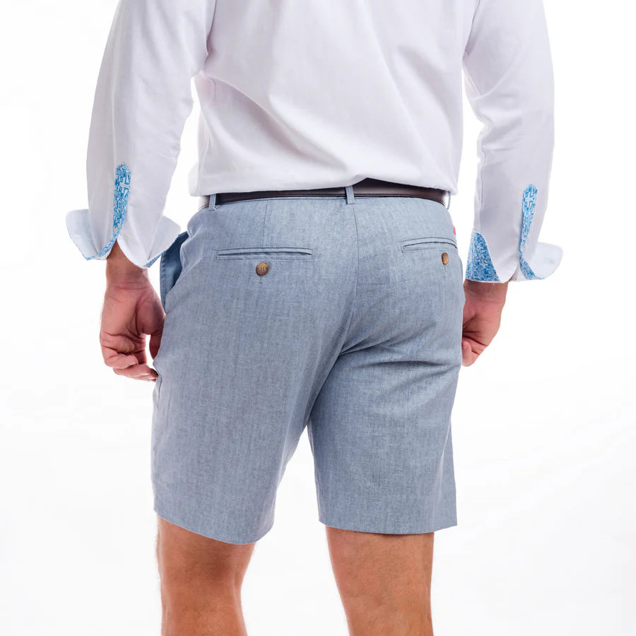 Men's Formal Bermudas - Blue Heron