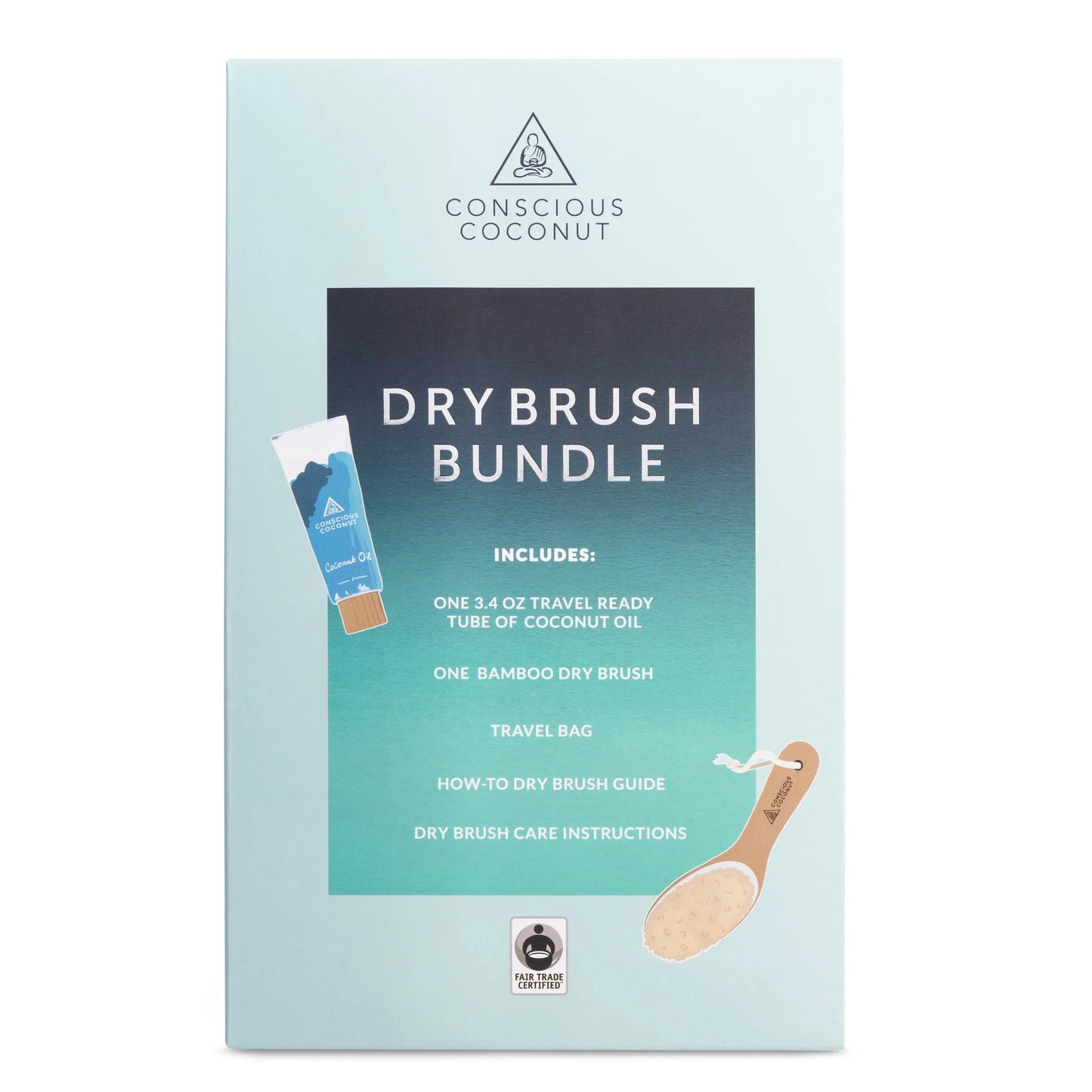 Conscious Coconut - Travel Dry Brush Bundle