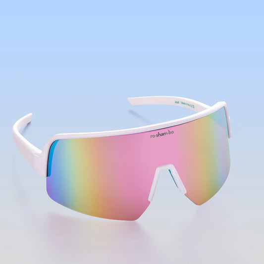 Roshambo Youth Ludicrous Speed Sport - White/Rainbow