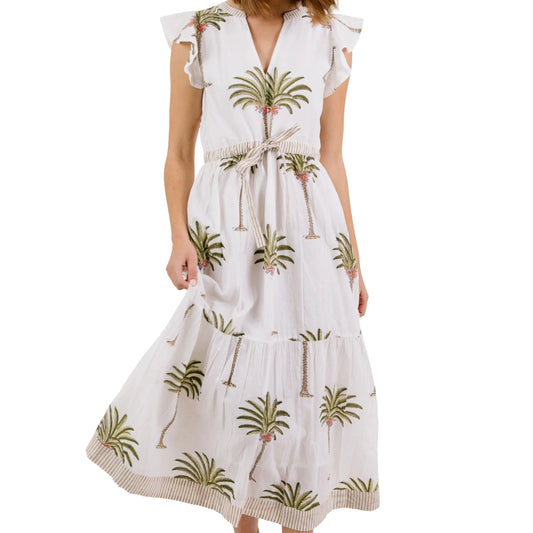 Charleston Shoe Co. Aubrey Dress - White Palm