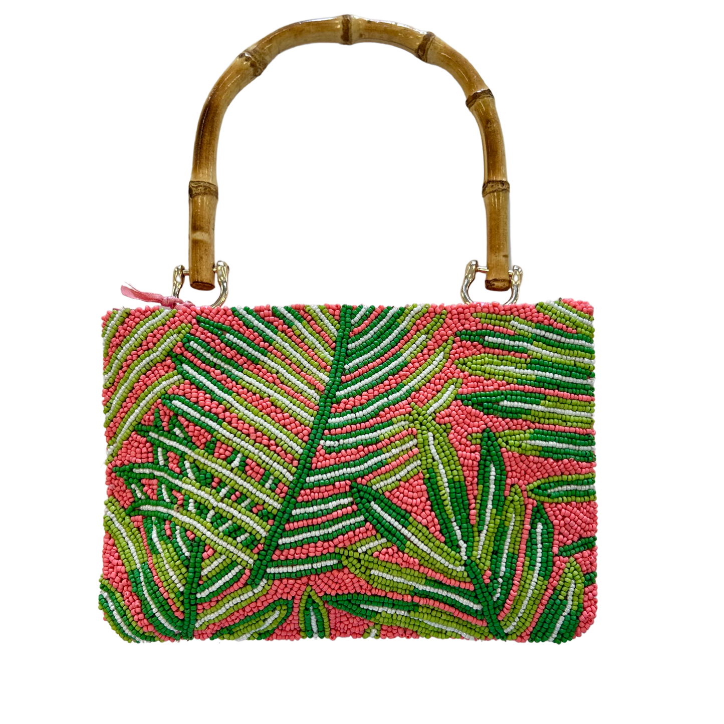 Tiana Design Bamboo Purse - Palms