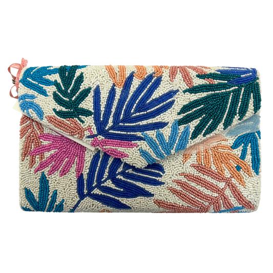 Tiana Design Envelope Clutch - Leafy