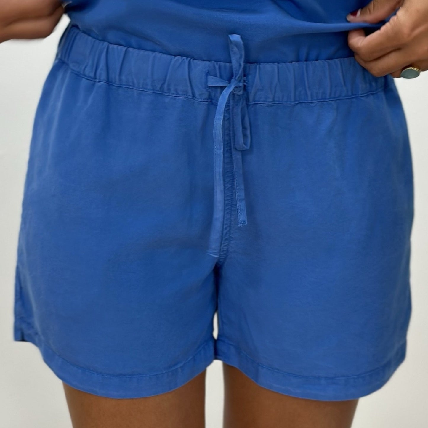 Women's Tencel Luxury Lounge Short - Atlantic Blue