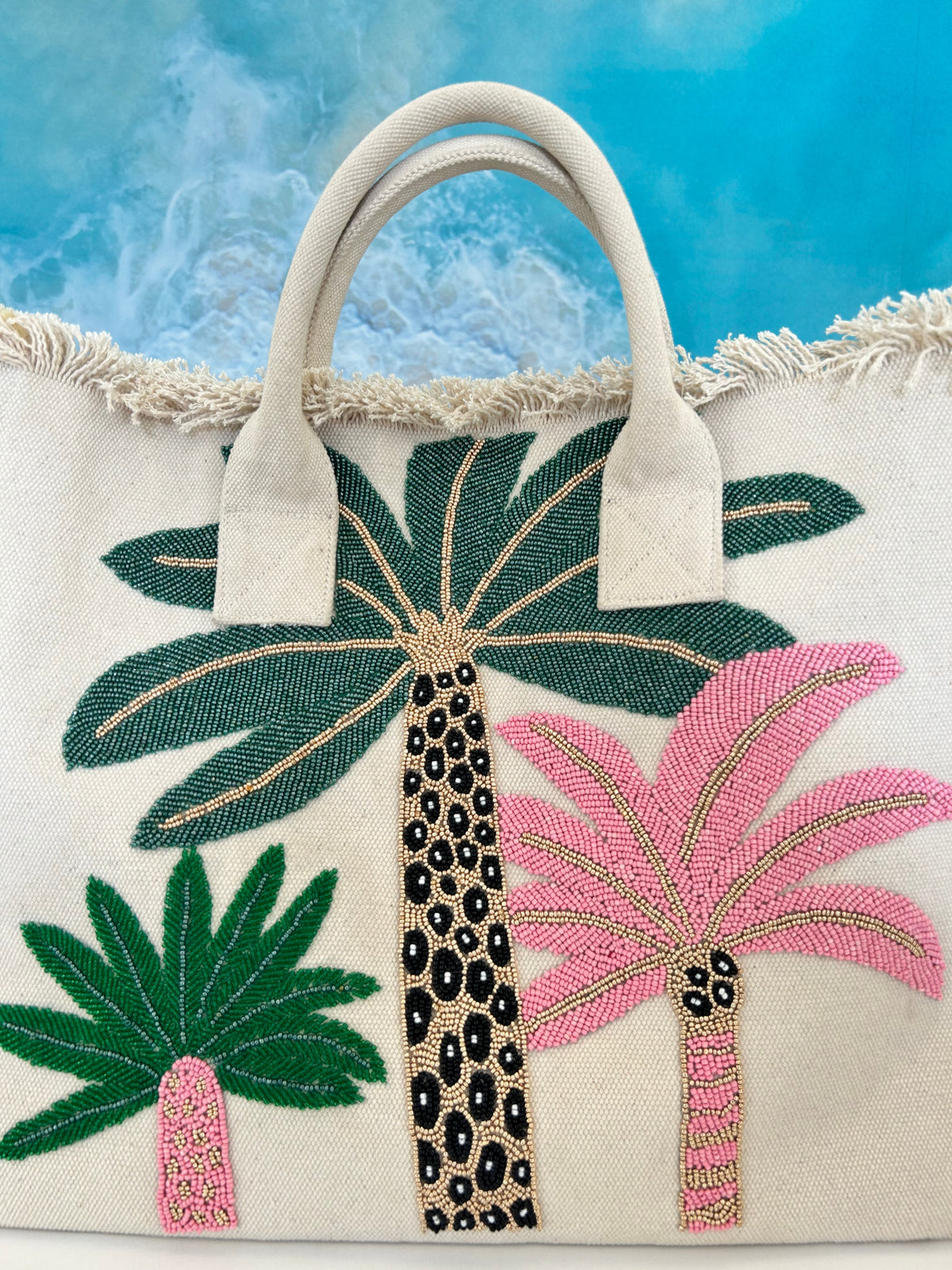 Tiana Design Tote - Palm Trees