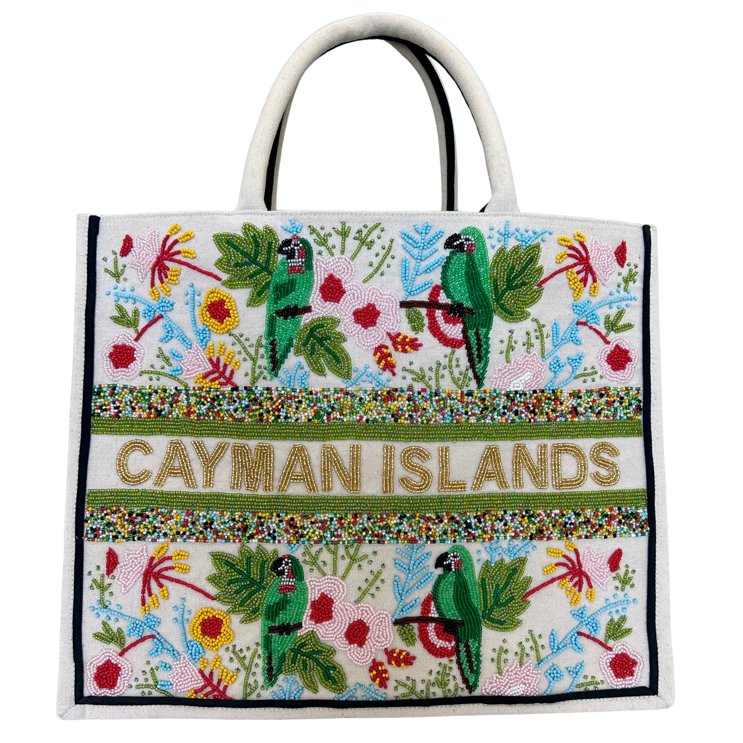 Tiana Design - Cayman Islands Tote Parrots