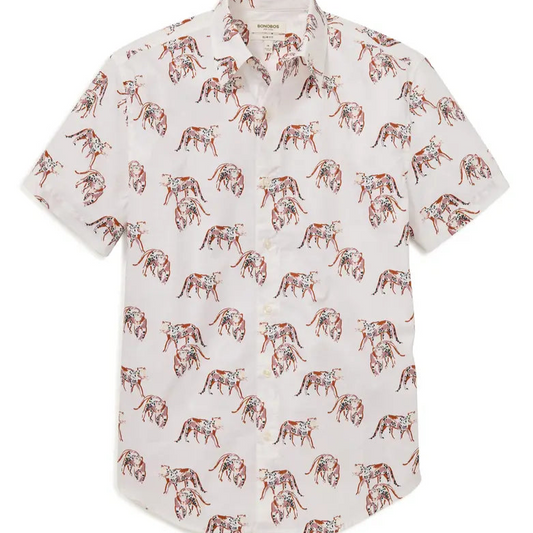 Bonobos Riviera Shirt - Charlie Cheetah