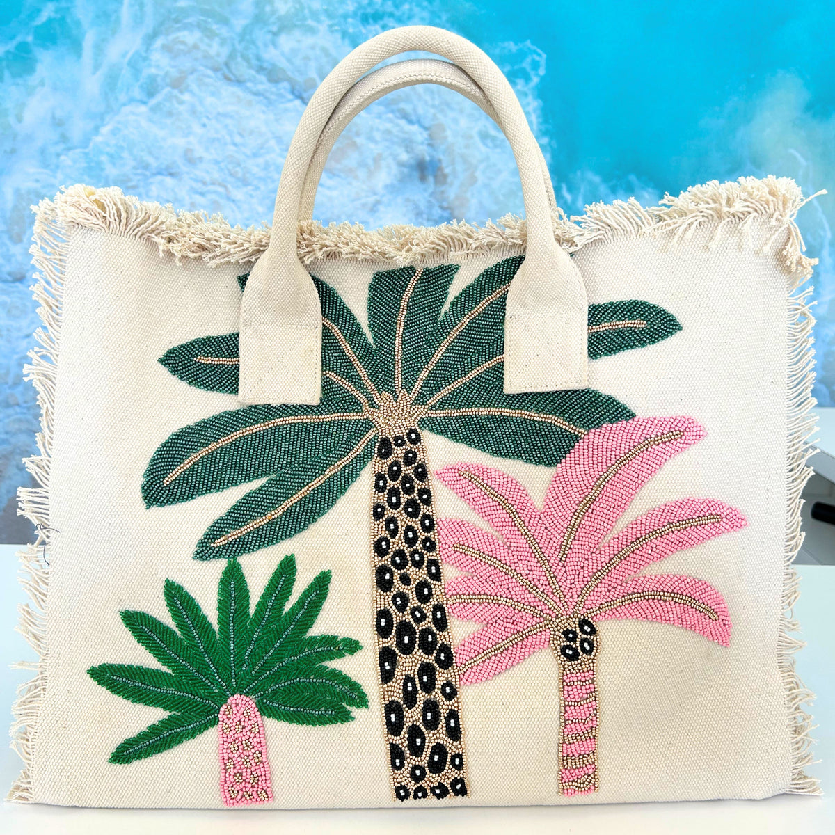 Tiana Design Tote - Palm Trees