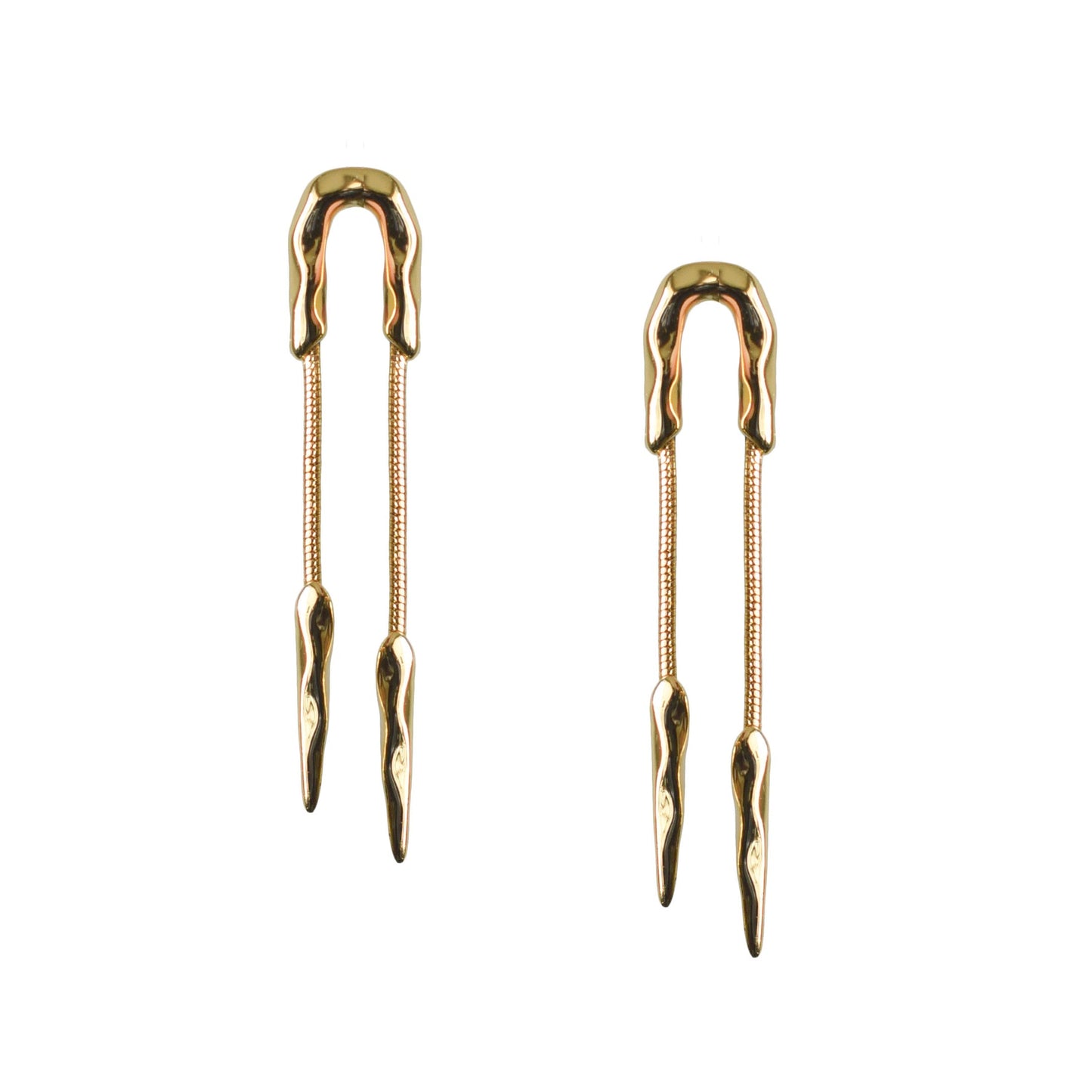 Adriana Pappas - Molten Metal Earrings