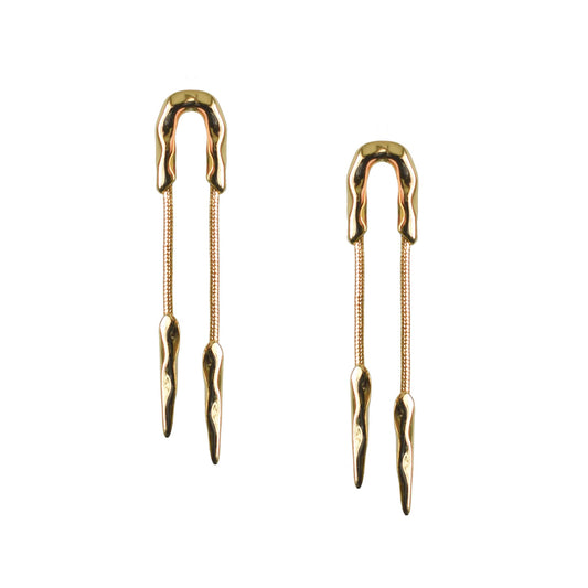 Adriana Pappas - Molten Metal Earrings