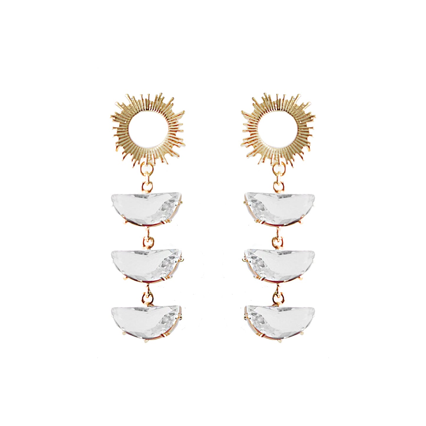 Adriana Pappas - Crystal Supernova Studs