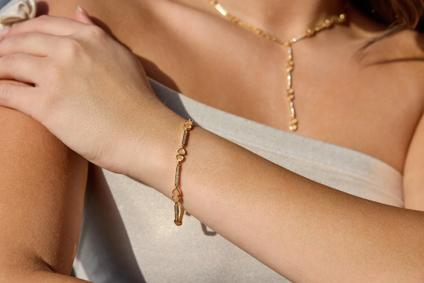 Adriana Pappas - Gemstone Links Bracelet