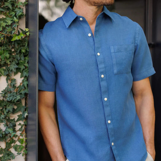 Alex Crane Ola Shirt - Deep Ocean