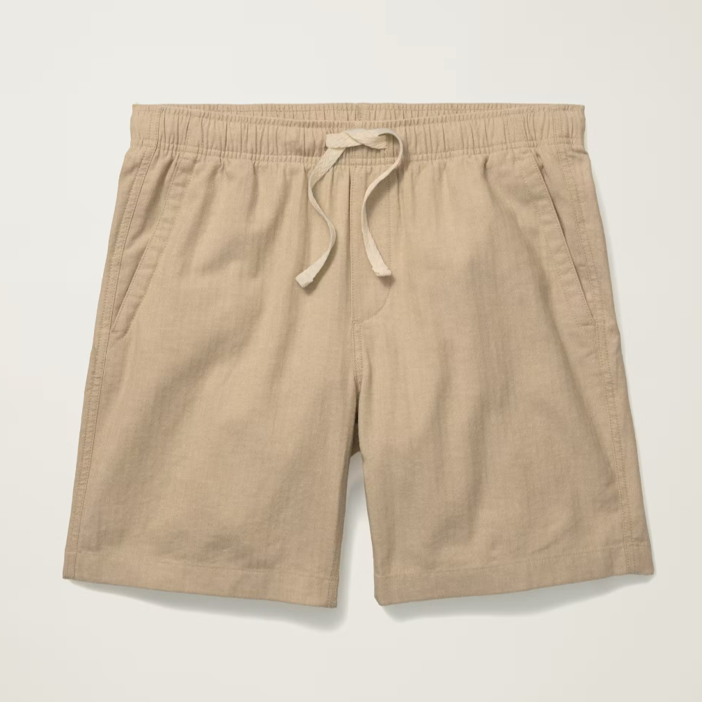 Bonobos Nomad Short - Khaki Herringbone