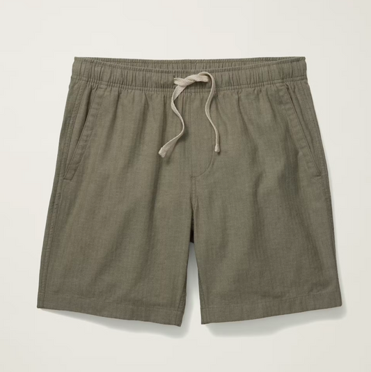 Bonobos Nomad Short - Olive Herringbone