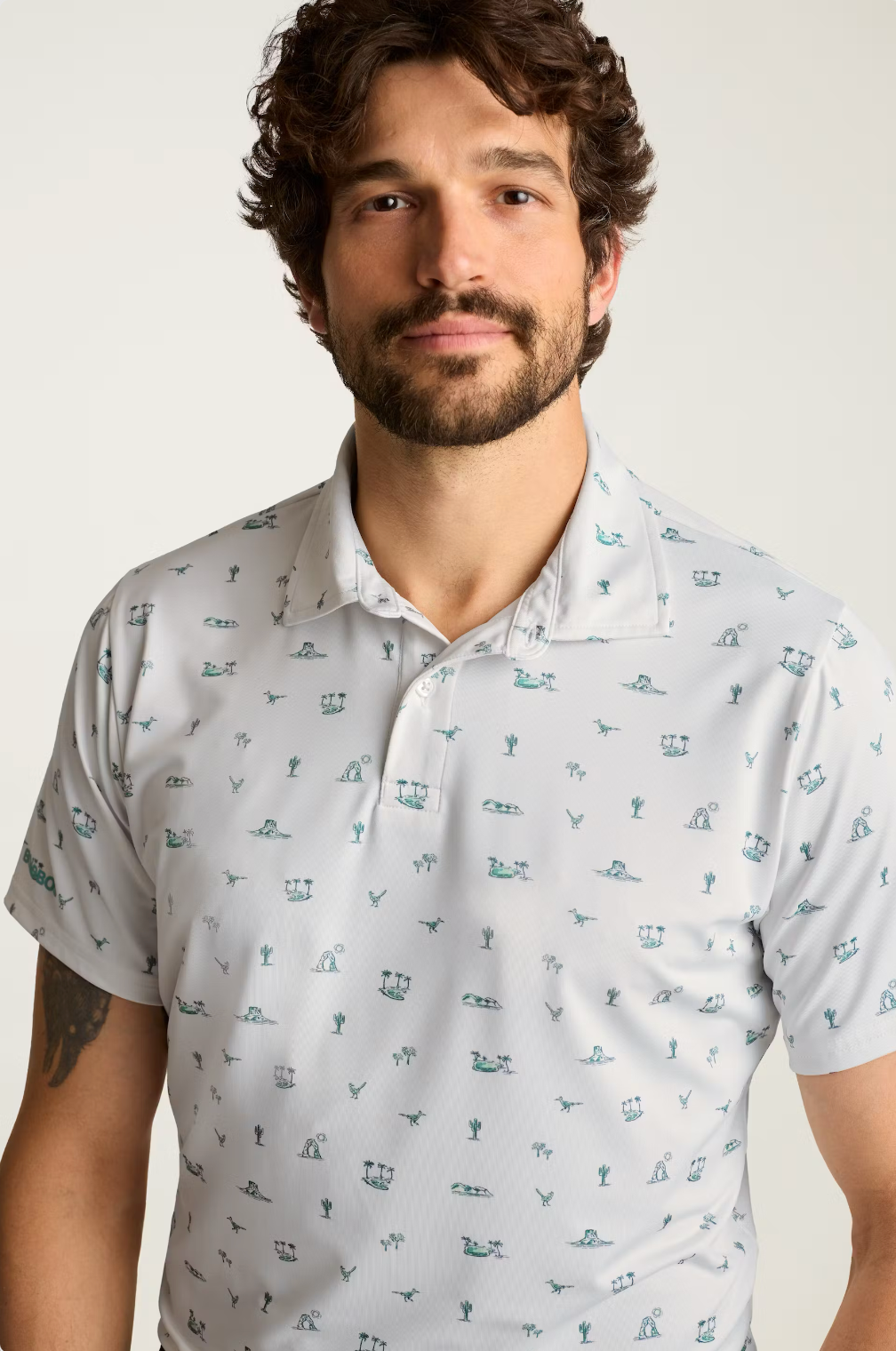 Bonobos Performance Polo - Blue Desert Oasis