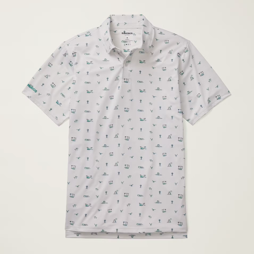 Bonobos Performance Polo - Blue Desert Oasis