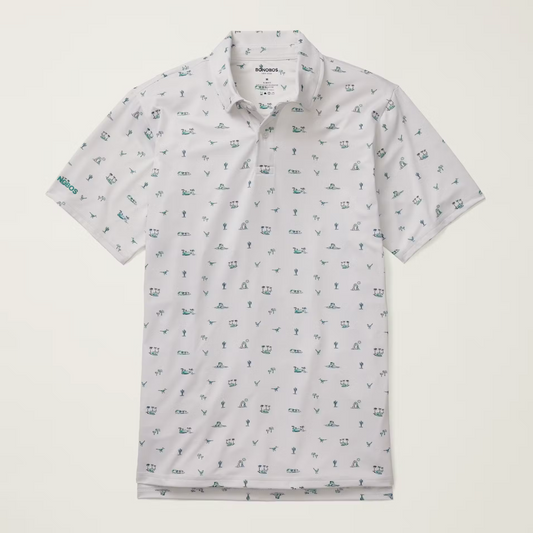 Bonobos Performance Polo - Blue Desert Oasis