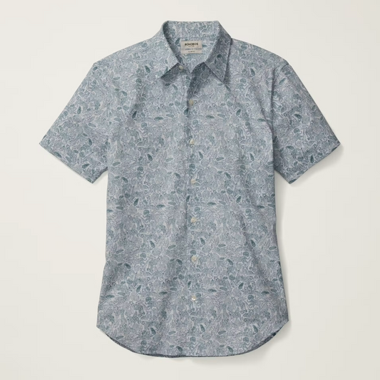 Bonobos Tech Shirt - Blue Tiger Tropics