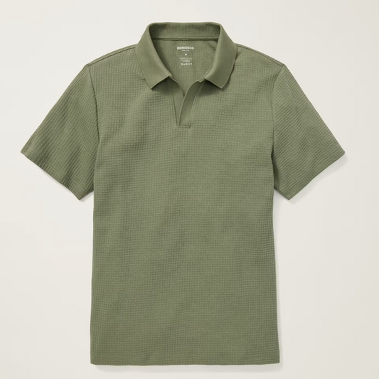 Bonobos Waffle Textured - Fatigue Green