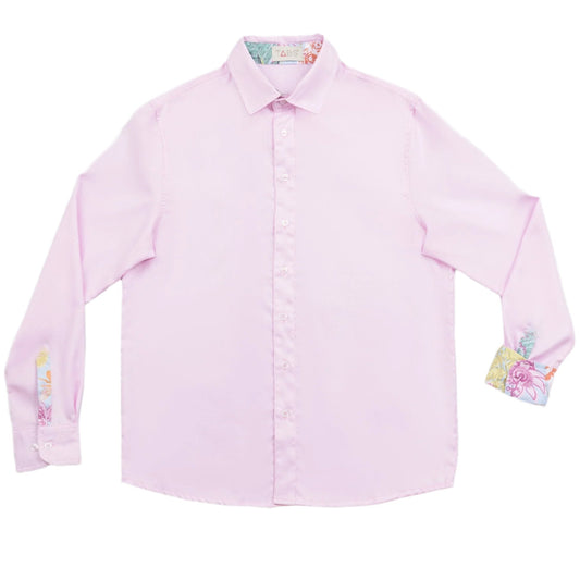 TABS Men's Button Down Casual Shirt - Freesia