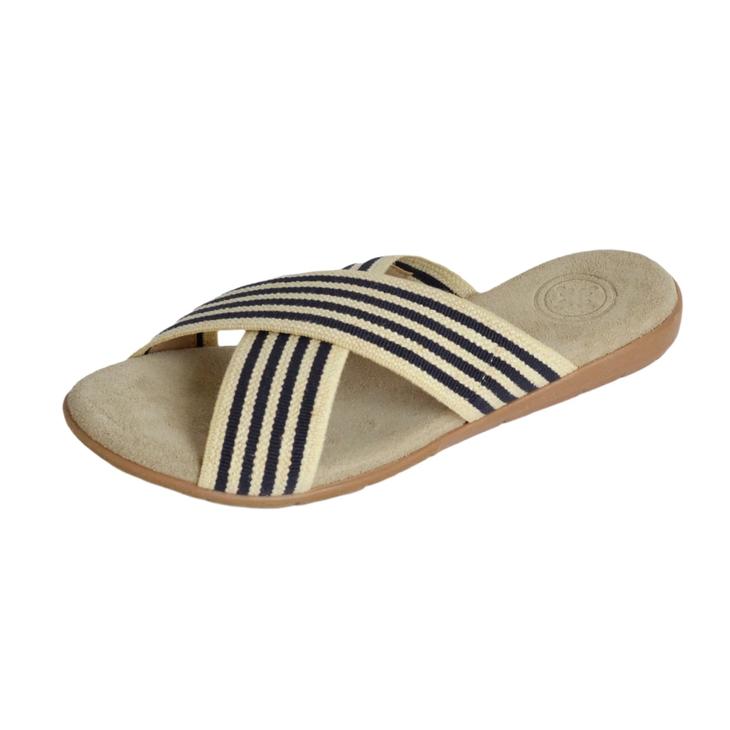 Charleston Shoe Co. Lane - Navy Linen Stripe