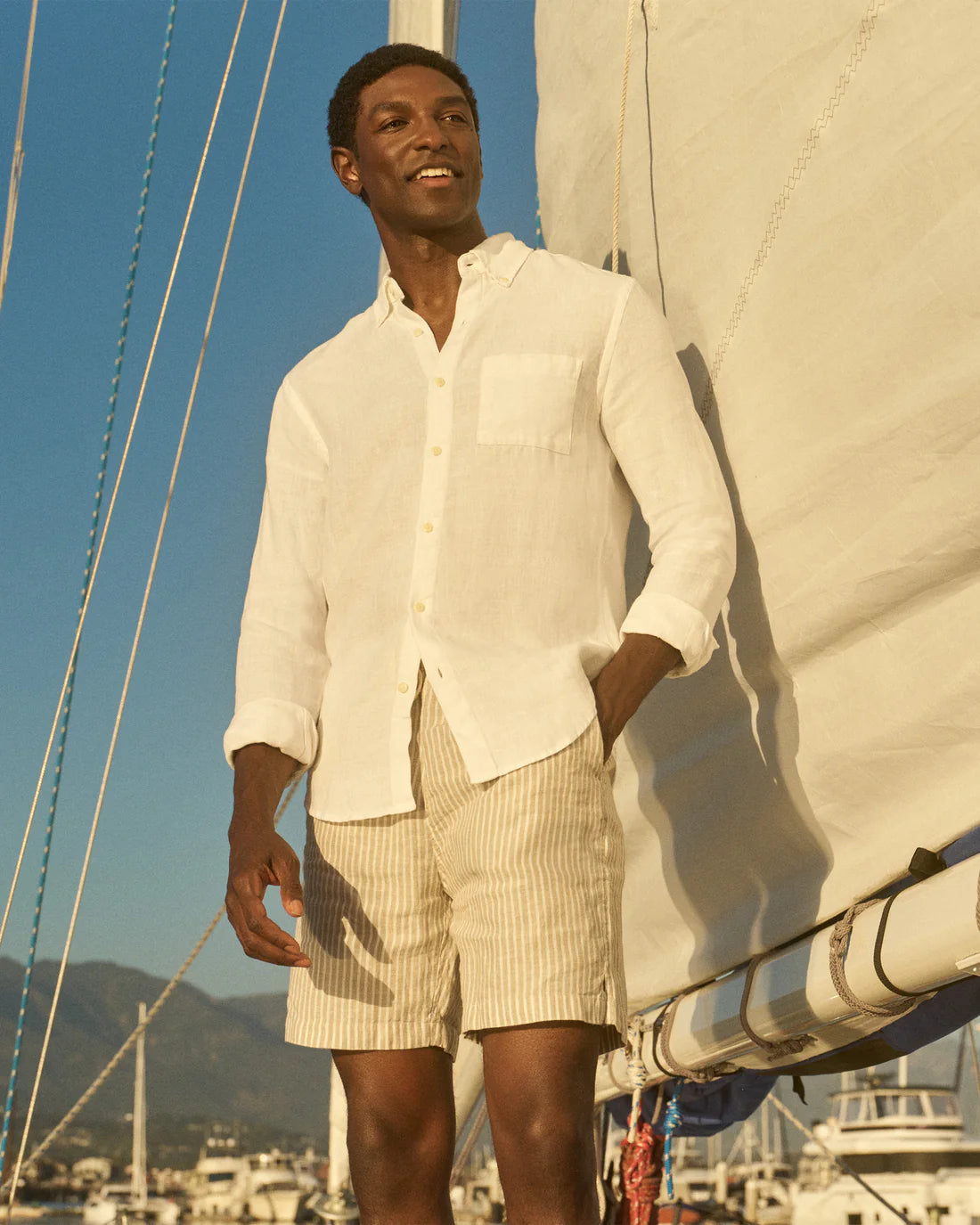 Alex Crane Bo Shorts - Salt Lines
