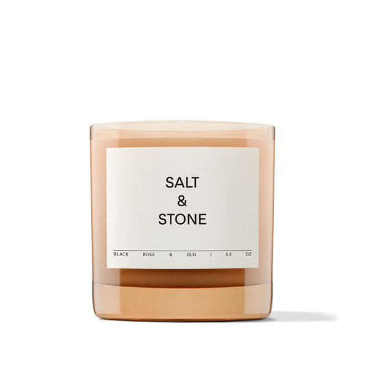 Salt & Stone Candle - Black Rose & Oud