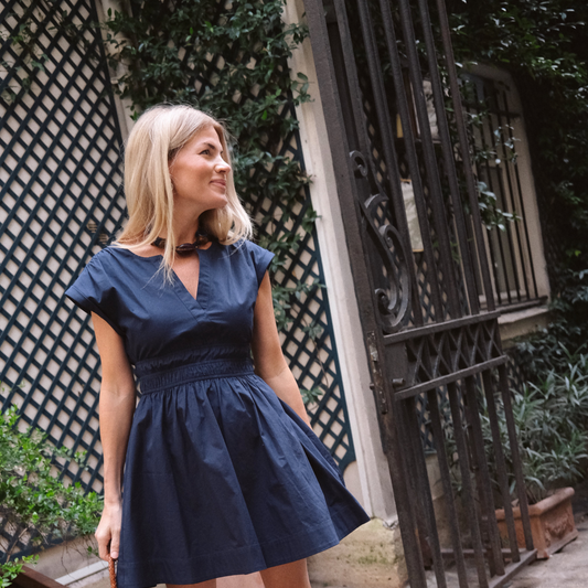 Marea Cate Dres - Navy