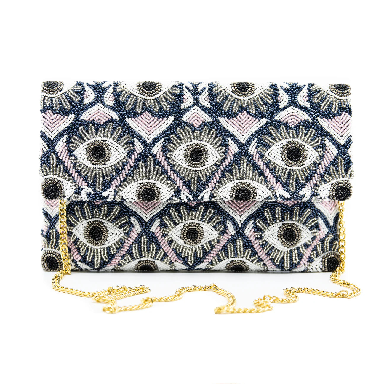 Tiana Design Half Over Clutch - Lucky Me