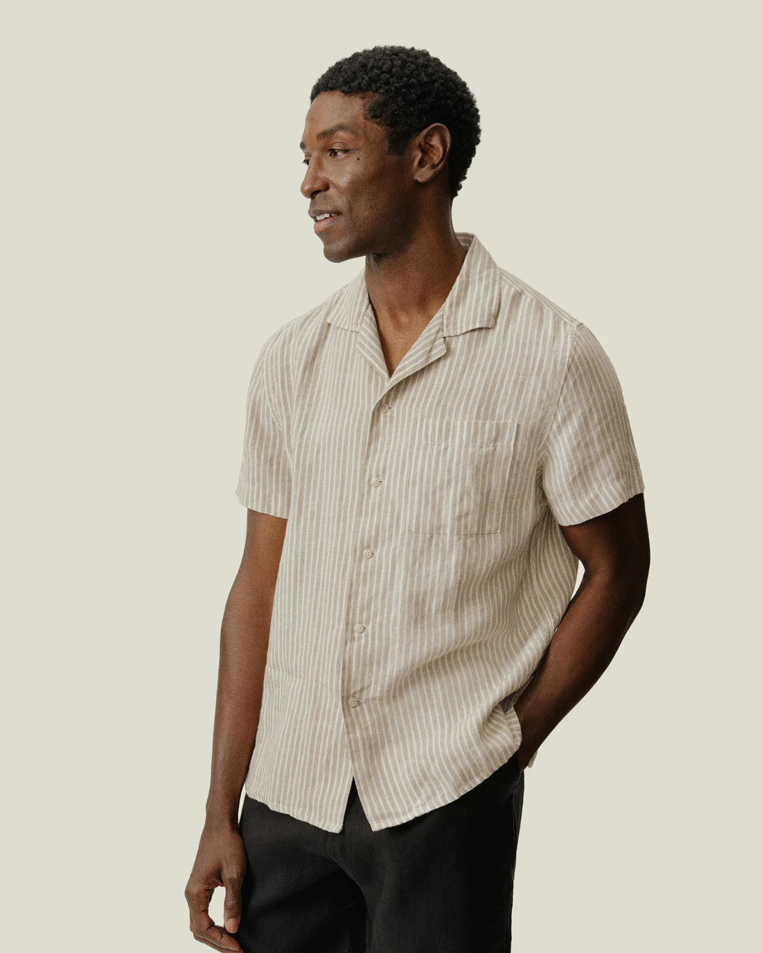 Alex Crane Camp Shirt - Salt Lines
