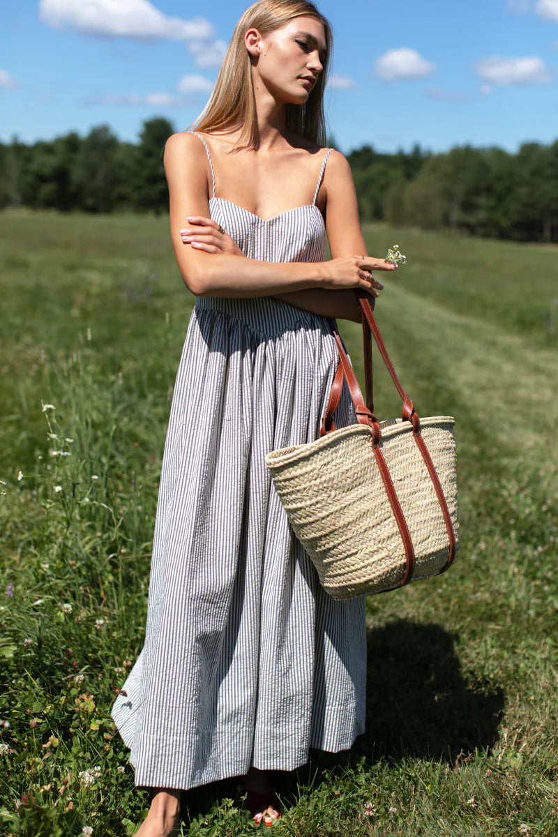 Emerson Fry Cotton Day Dress - Newburyport Stripe