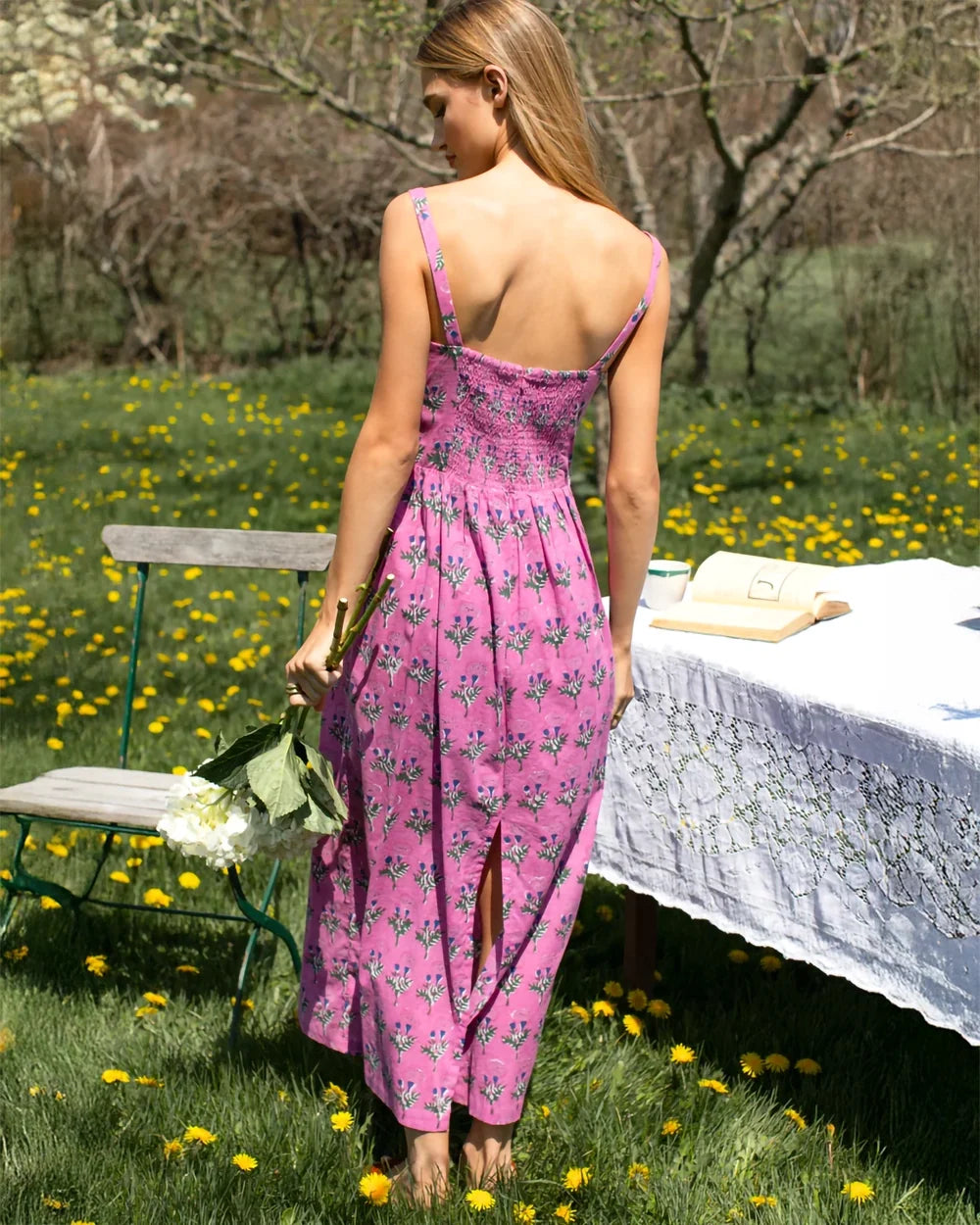 Emerson Fry Jour Maxi Dress - Marigold Purple Orchid