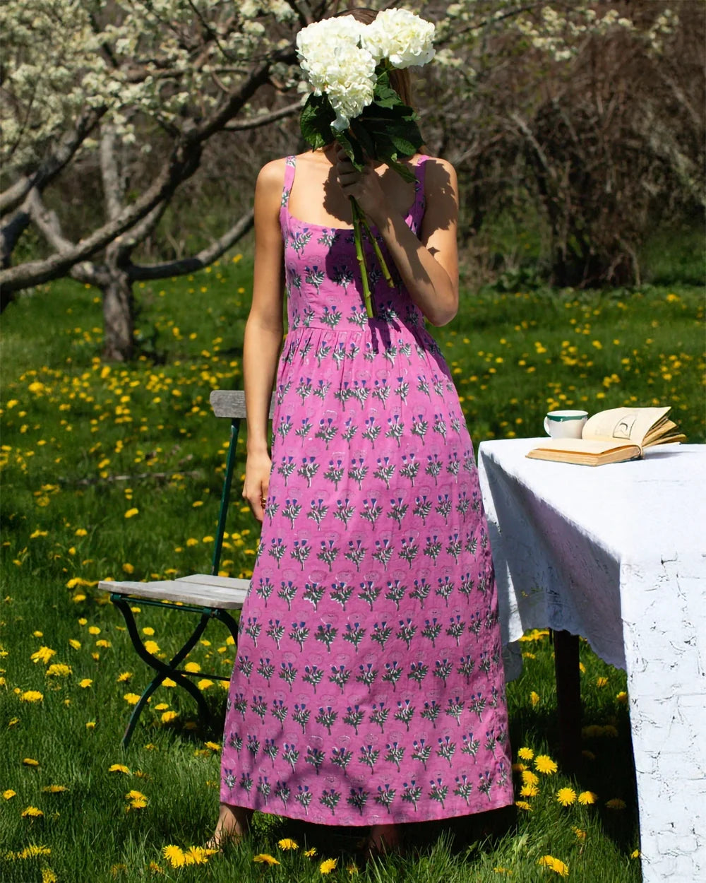 Emerson Fry Jour Maxi Dress - Marigold Purple Orchid