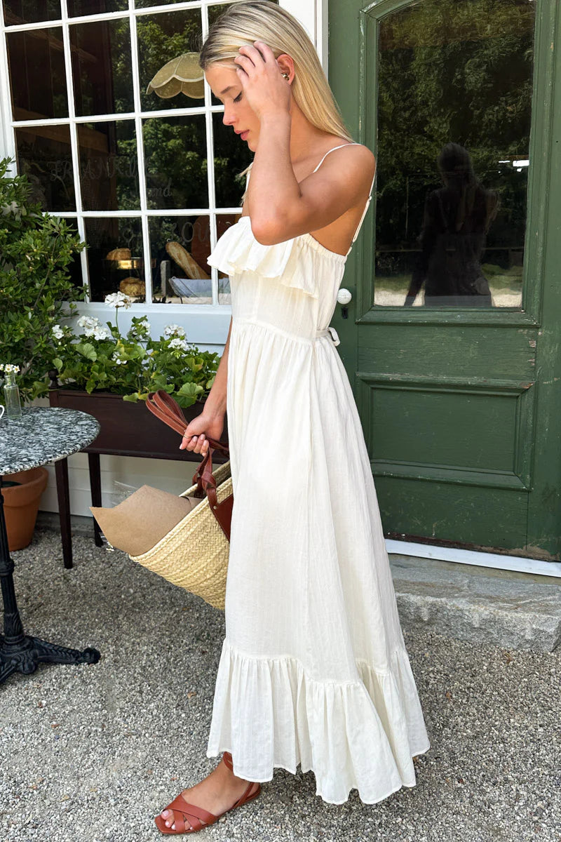 Emerson Fry Tomas Maxi Dress - Salt