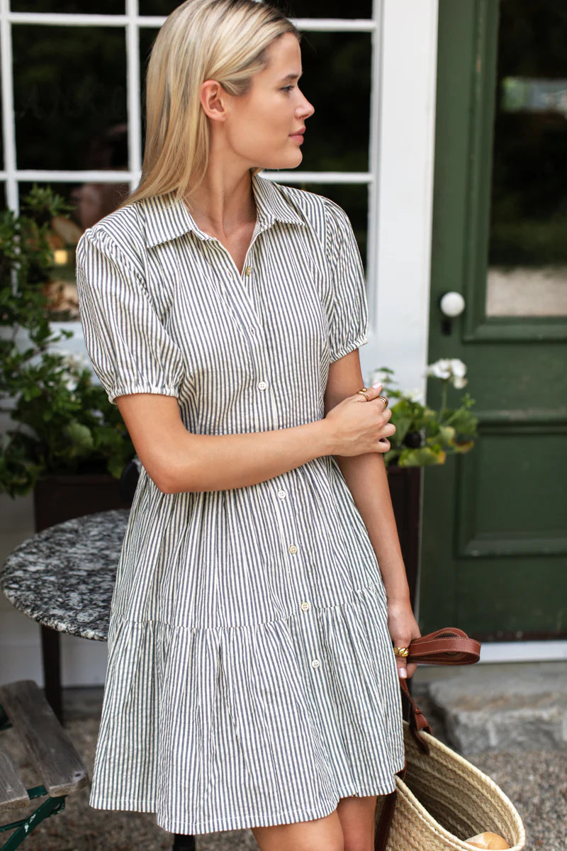 Emerson Fry Marin Dress - Newburyport Stripe