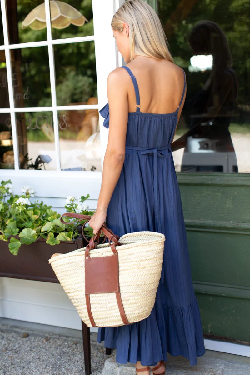 Emerson Fry Tomas Maxi Dress - Blue Indigo