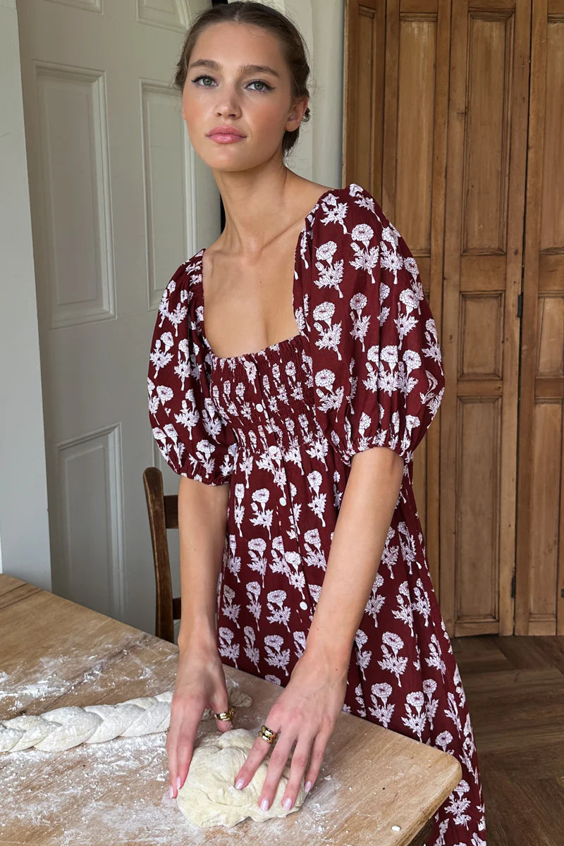 Emerson Fry Santiago 4 Maxi Dress - Tomas Flowers Marigolds
