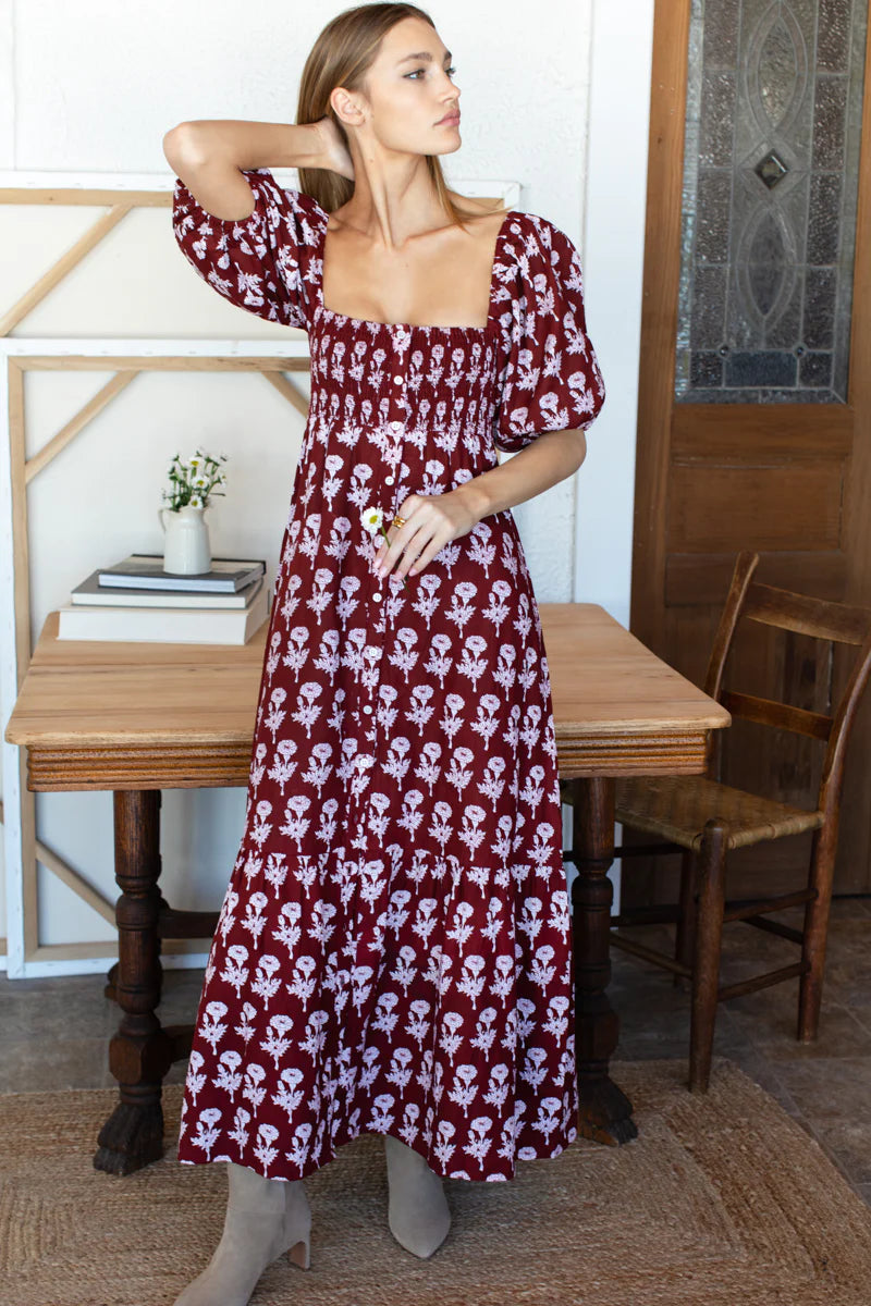 Emerson Fry Santiago 4 Maxi Dress - Tomas Flowers Marigolds