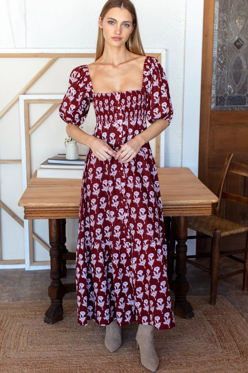 Emerson Fry Santiago 4 Maxi Dress - Tomas Flowers Marigolds