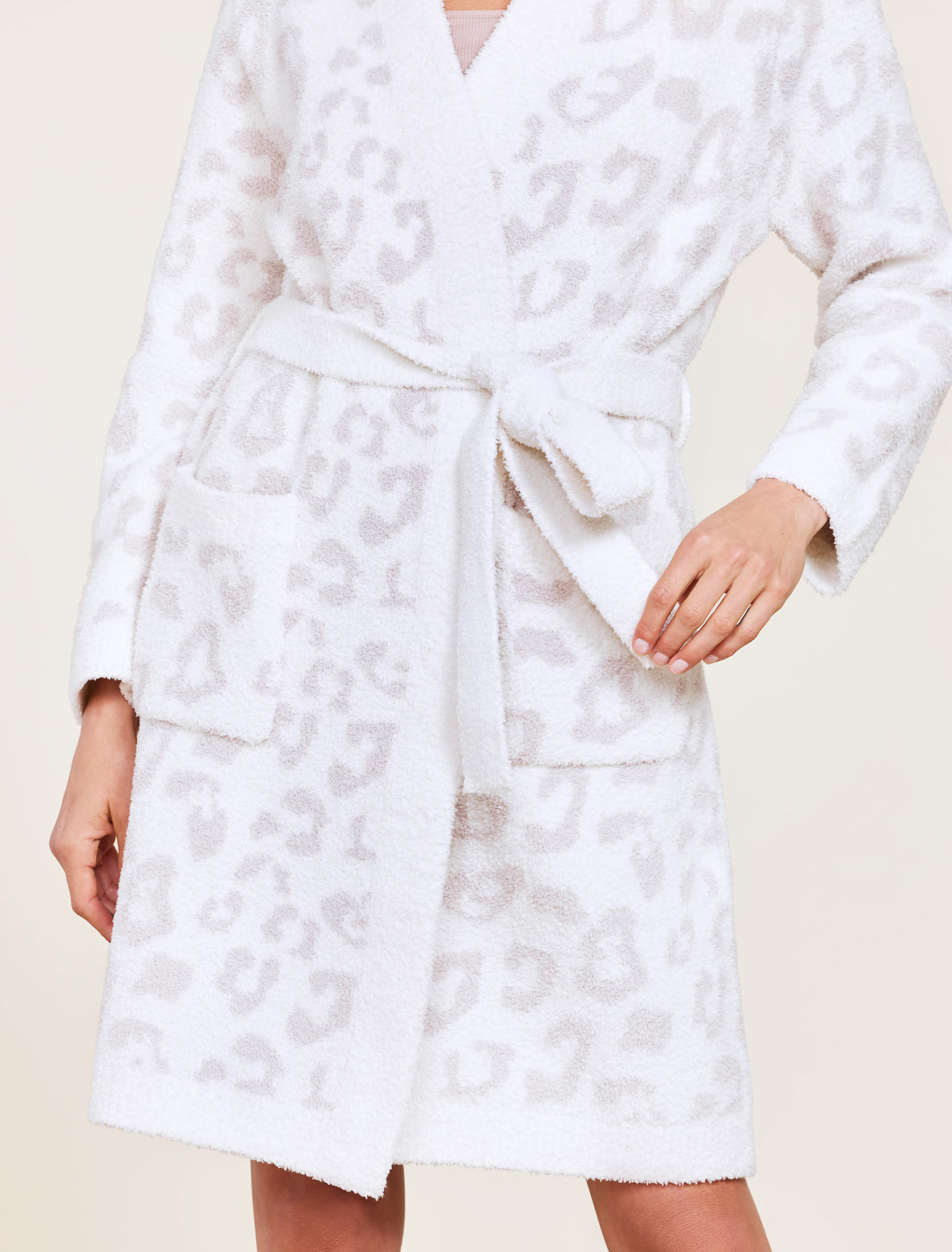 Barefoot Dreams  BITW Robe - Cream/Stone