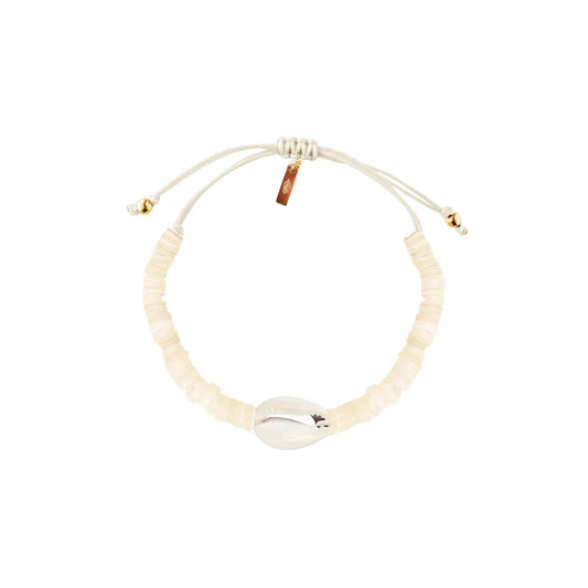 Adriana Pappas - Heishi Natural Shell Bracelet