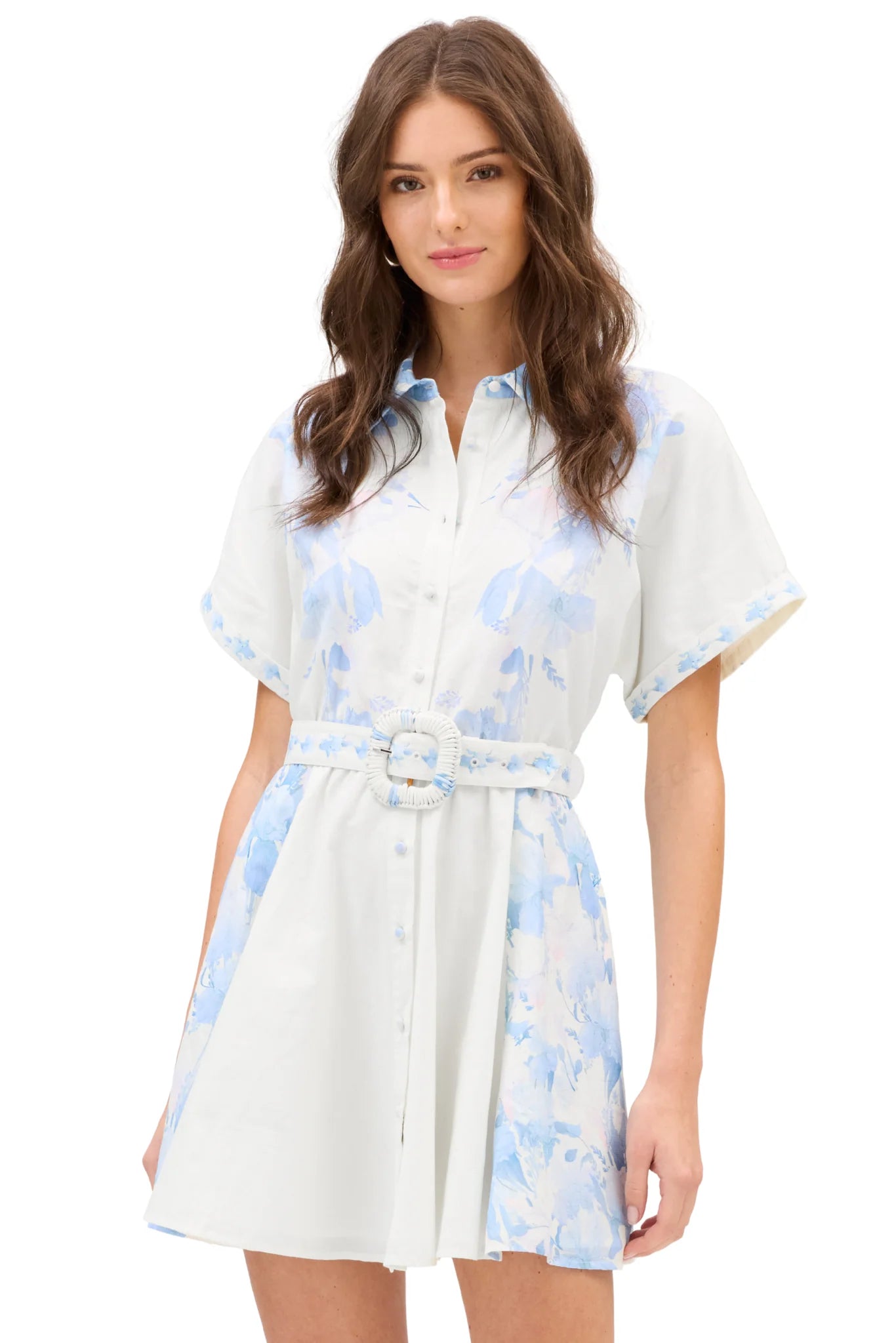 Allison Finley Dress - Iris Watercolor