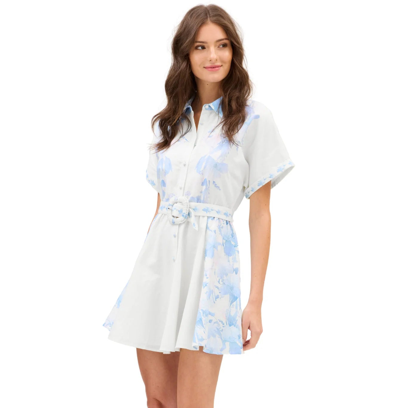Allison Finley Dress - Iris Watercolor