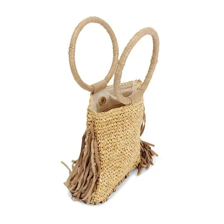 Florabella Modica clutch - Natural/Gold