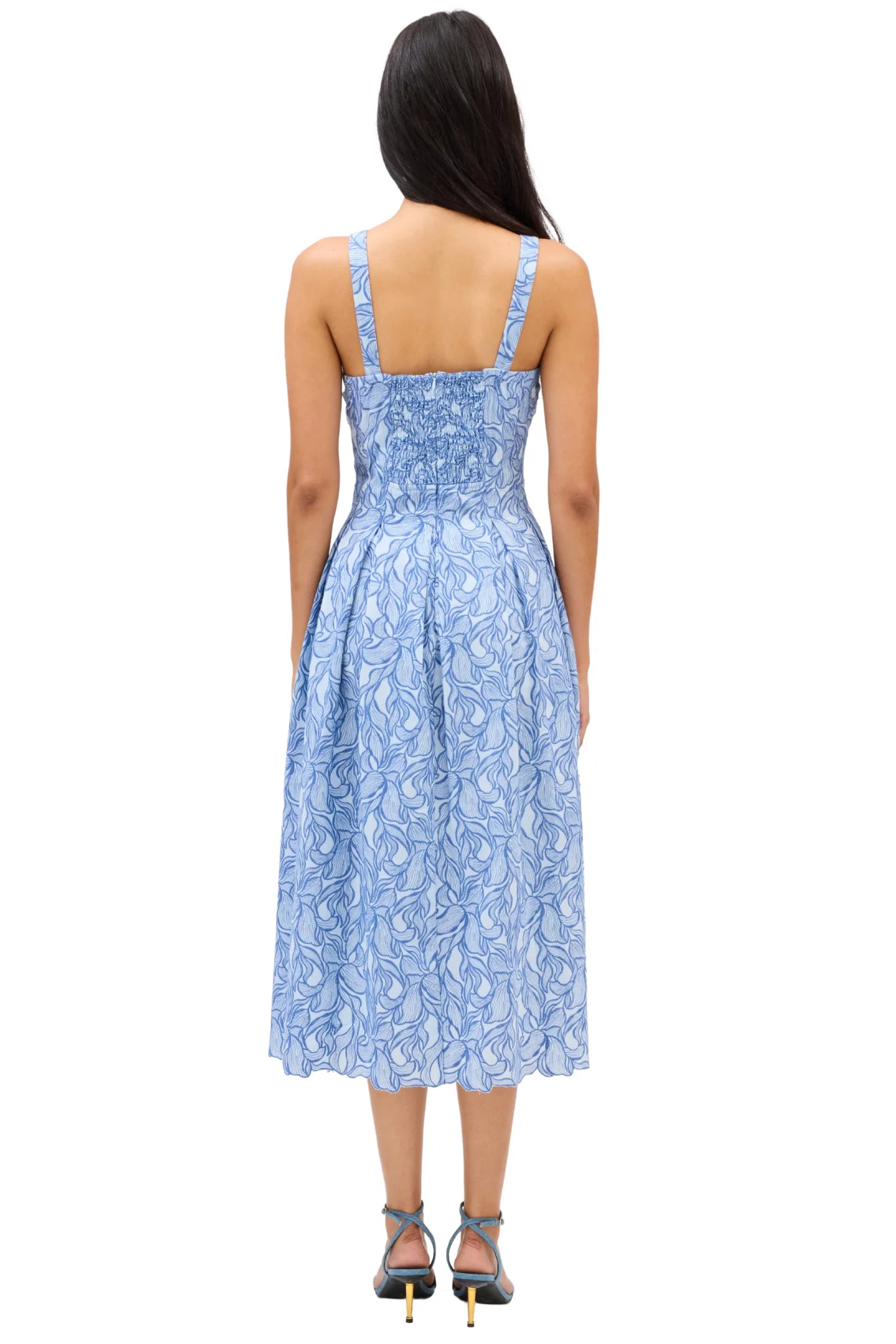 Allison Gianna Dress - Blue Steel