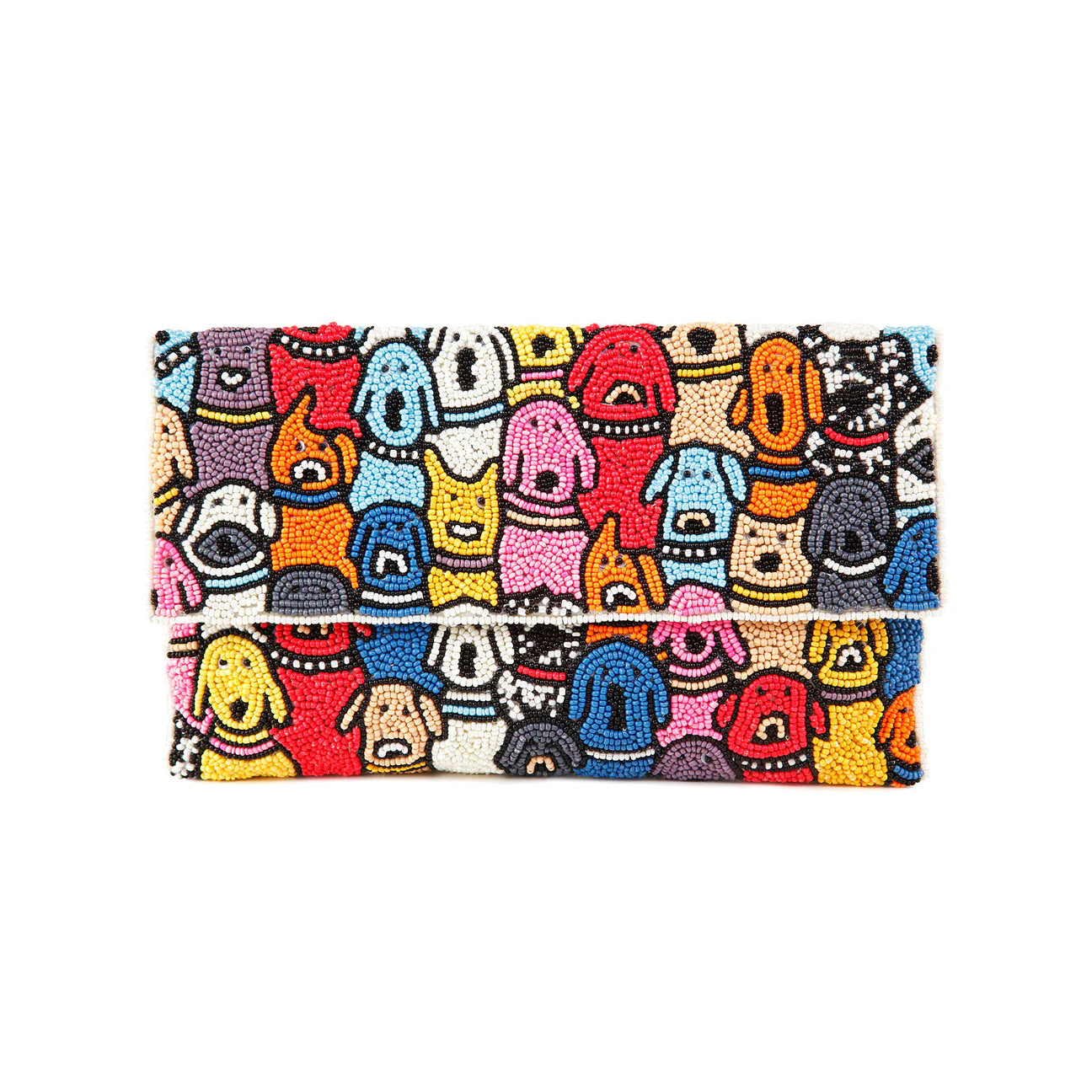 Tiana Design Half Over Clutch - Canine Love