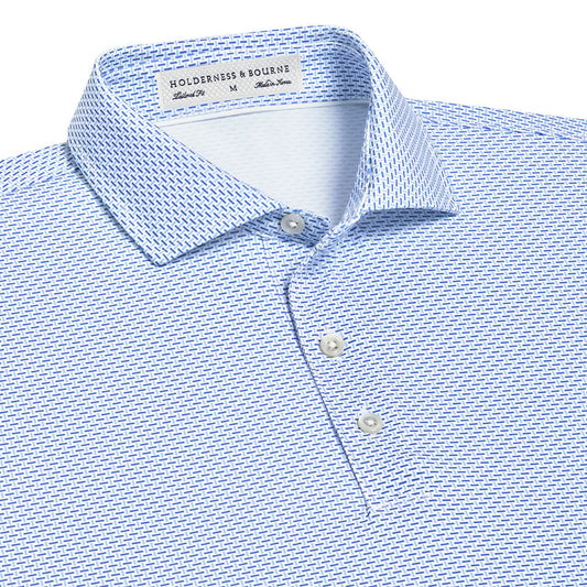 Holderness & Bourne - The Davis Shirt: Skye & Marlin Blue