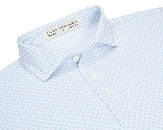 Holderness & Bourne - The Wilcox Shirt: Abaco & Lavender